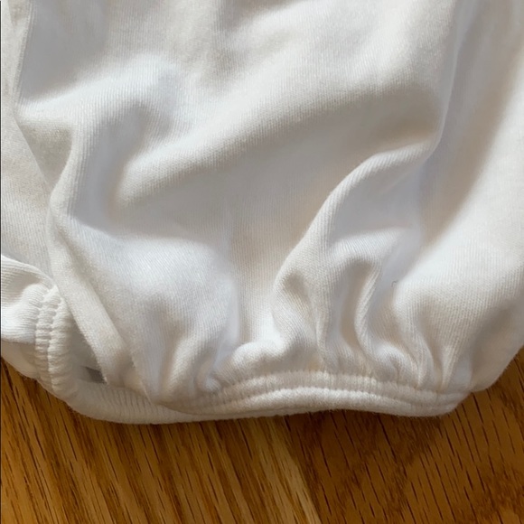 Ralph Lauren white onsie, hand covers, 3M - Picture 5 of 5